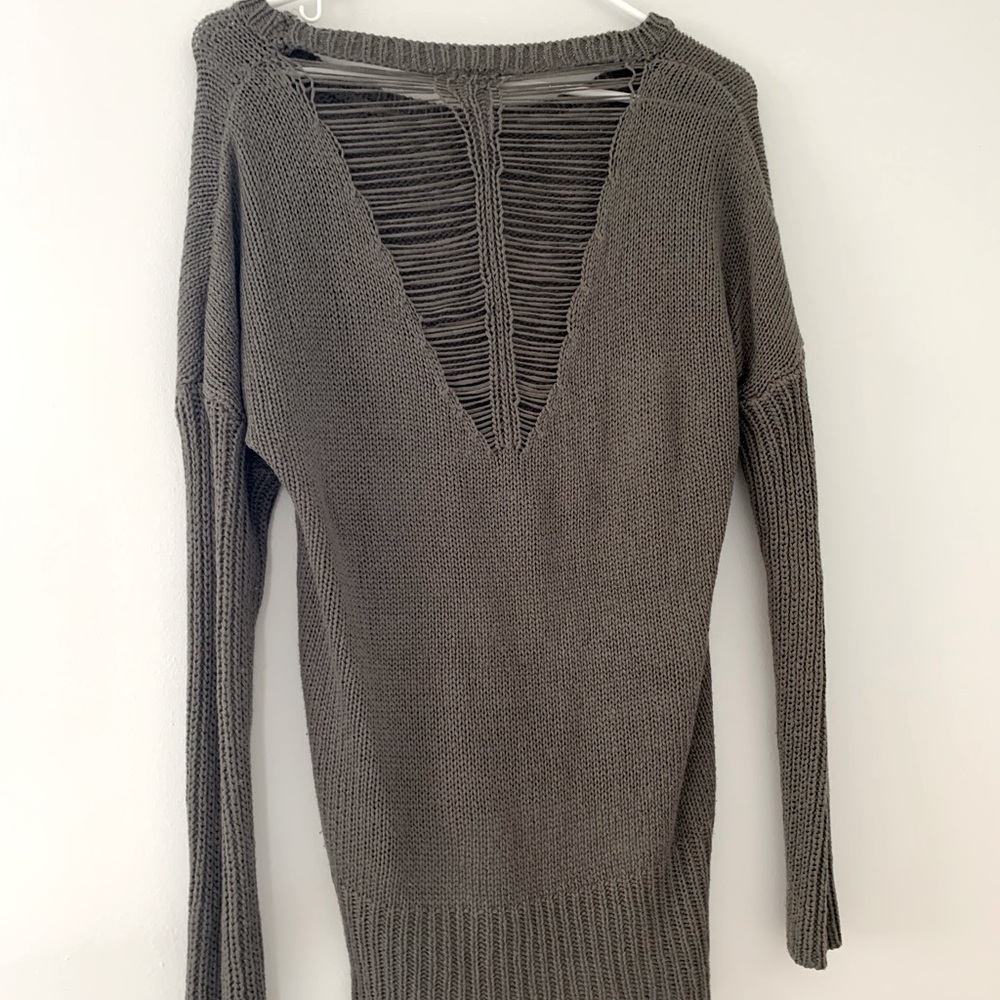 Alya Knit Olive Sweater